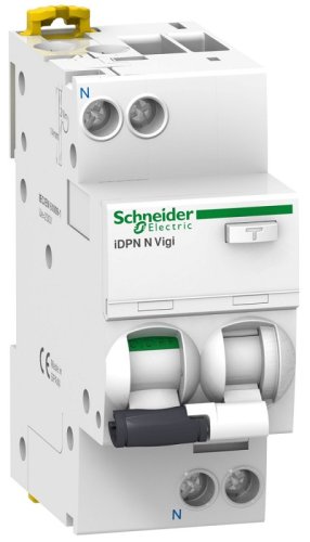 Автомат дифференциального тока АВДТ Schneider Electric Acti9 iDPN Vigi 2п 16А 30мА 6,0кА B тип AC фото Автомат дифференциального тока АВДТ Schneider Electric Acti9 iDPN Vigi 2п 16А 30мА 6,0кА B тип AC картинка